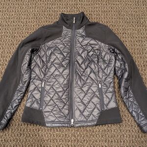 Ariat Women's Brisk Black and Gray Quilted Puffer Jacket